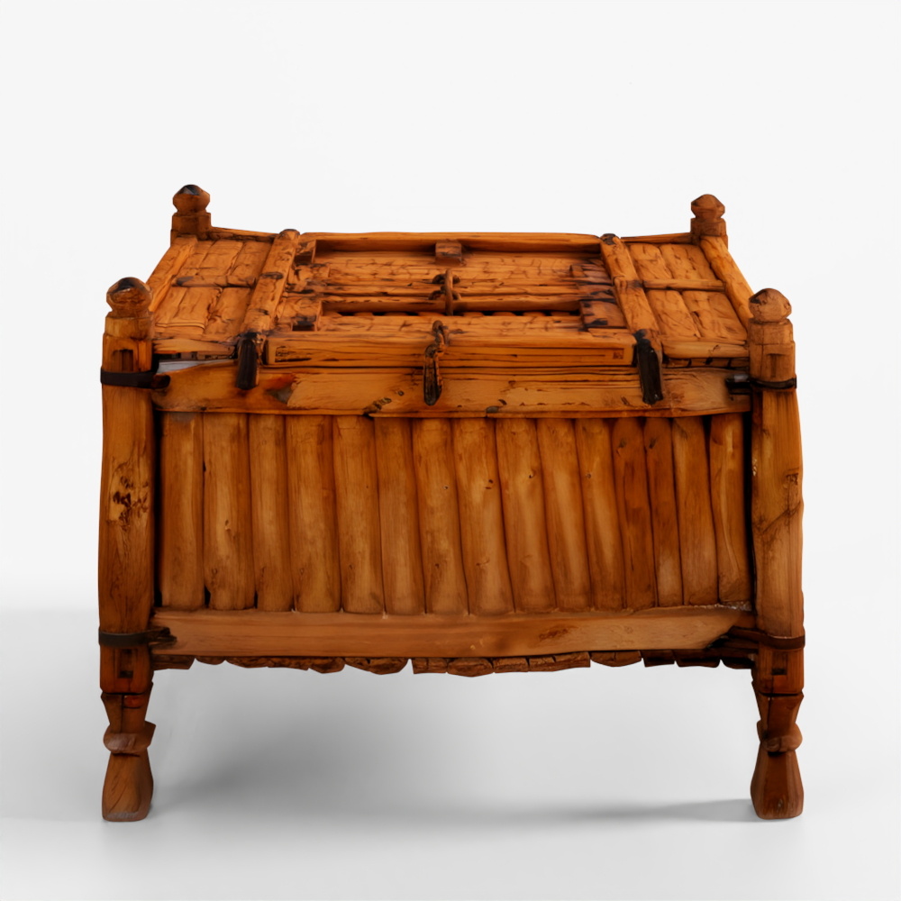 INDIGO Indian Stick Box Storage Chest From Jaisalm