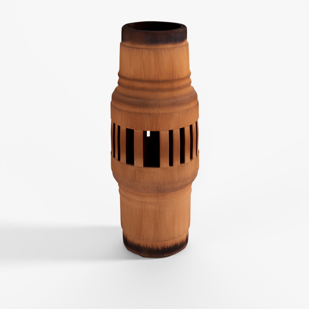 INDIGO Elm Wheel Hub From Shanxi Province - 19thC