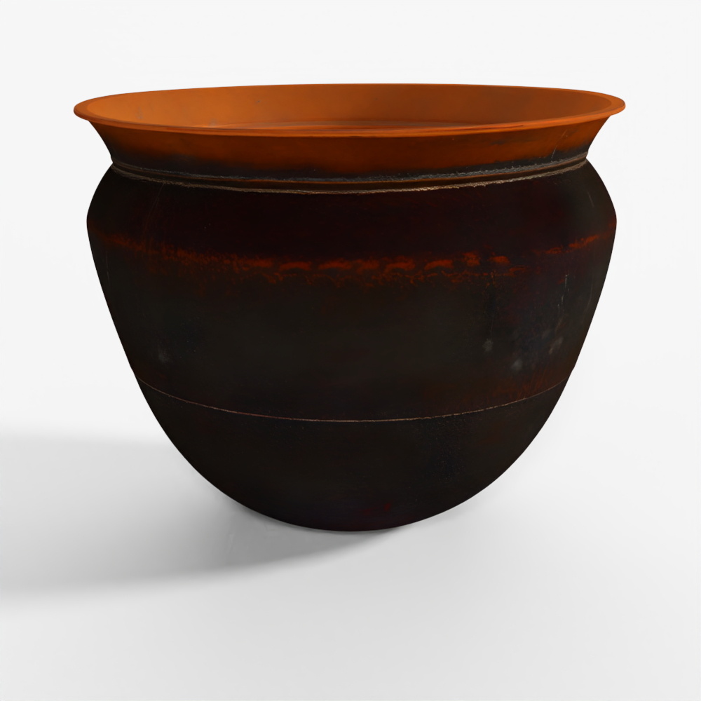 INDIGO Copper Water Pot from Kerala for Planter