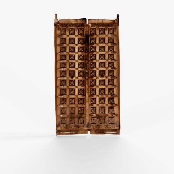 INDIGO Mughal Doors From Gujarat - 19th Century