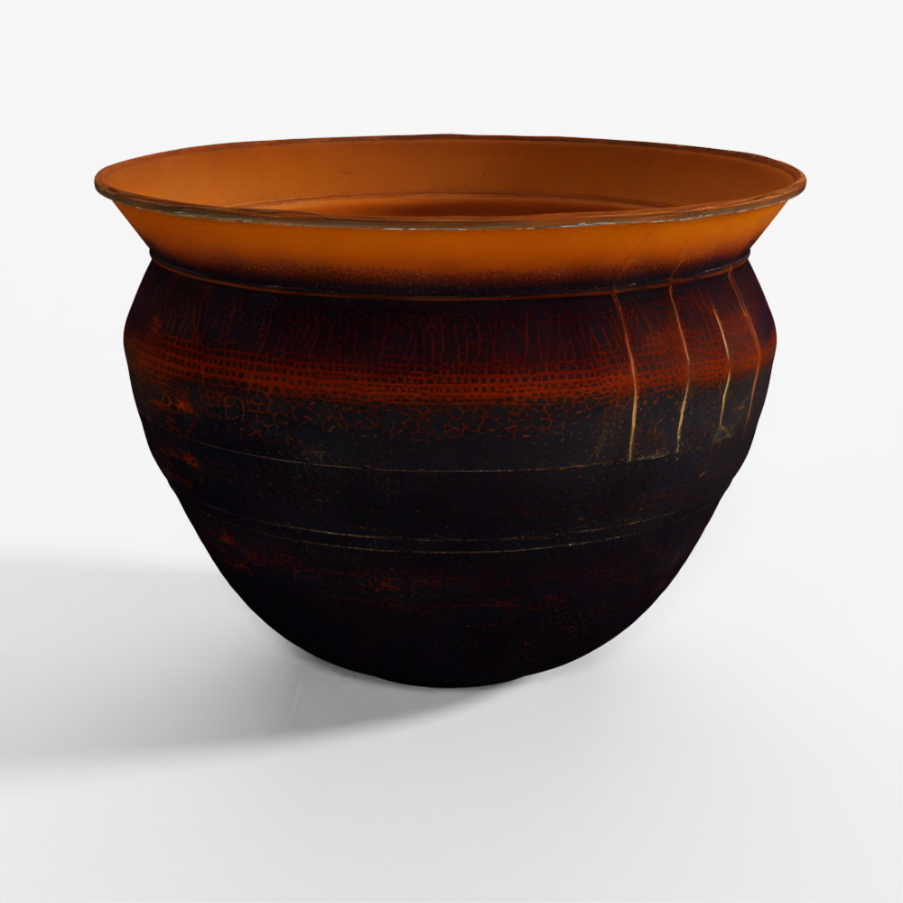 INDIGO Copper Water Pot from Kerala for Planter