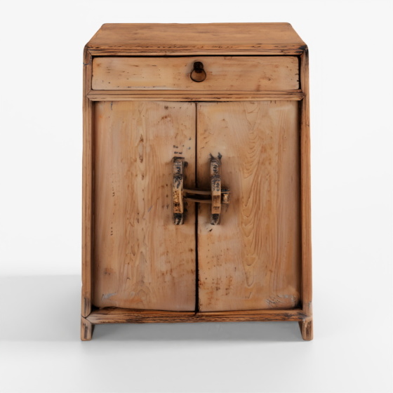 INDIGO Chinese Bedside Cabinet From Dongbei - Circa 1900