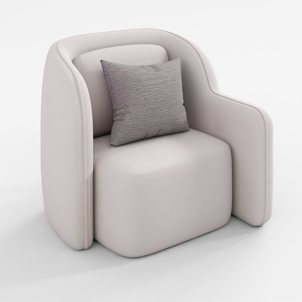 3D Model Chair Barrier Right