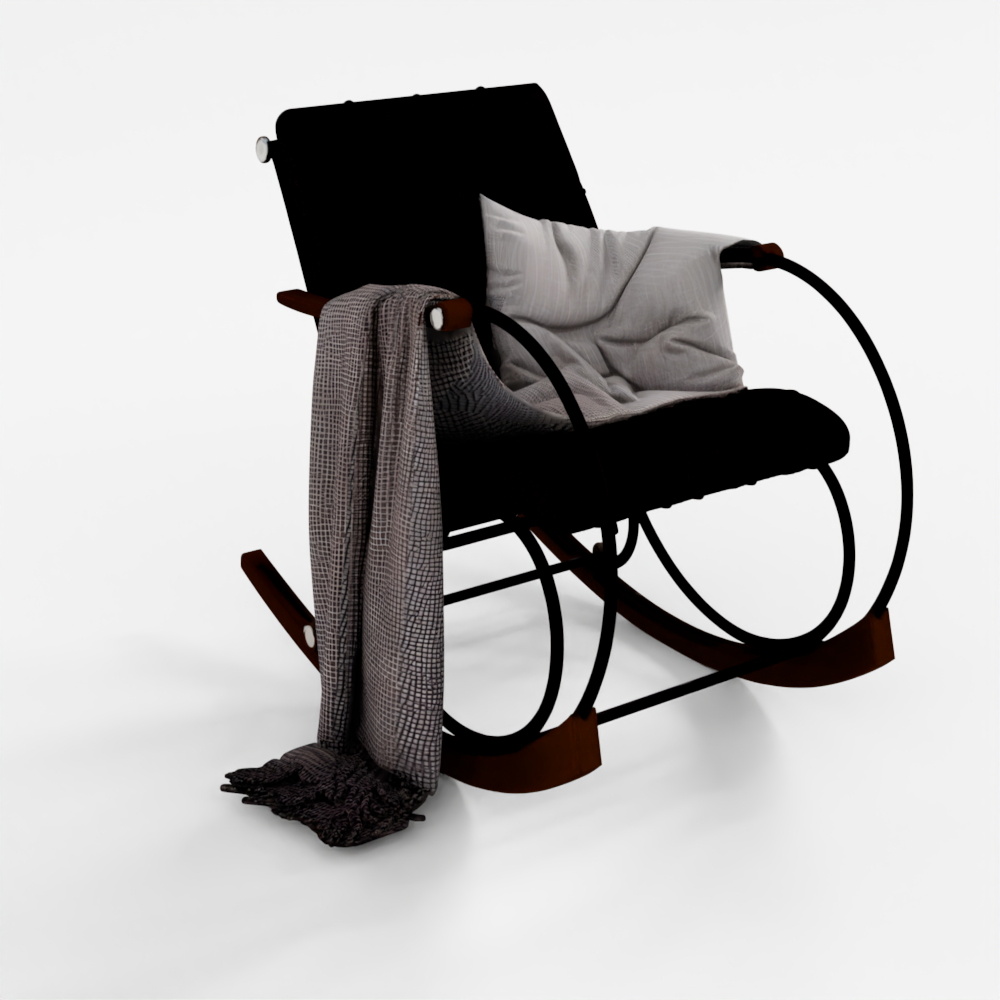 3D Model Chester Ornate Resting Chair