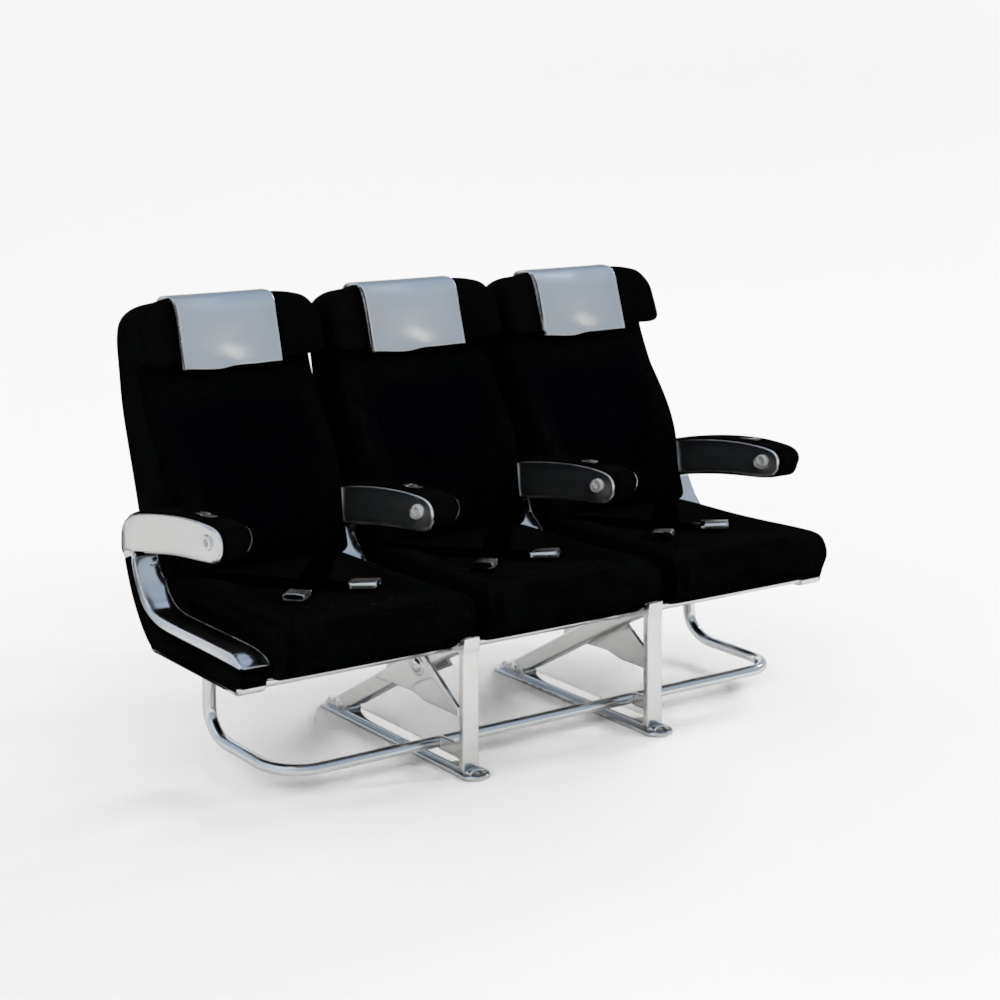 3D Interior Airplane Chair V4