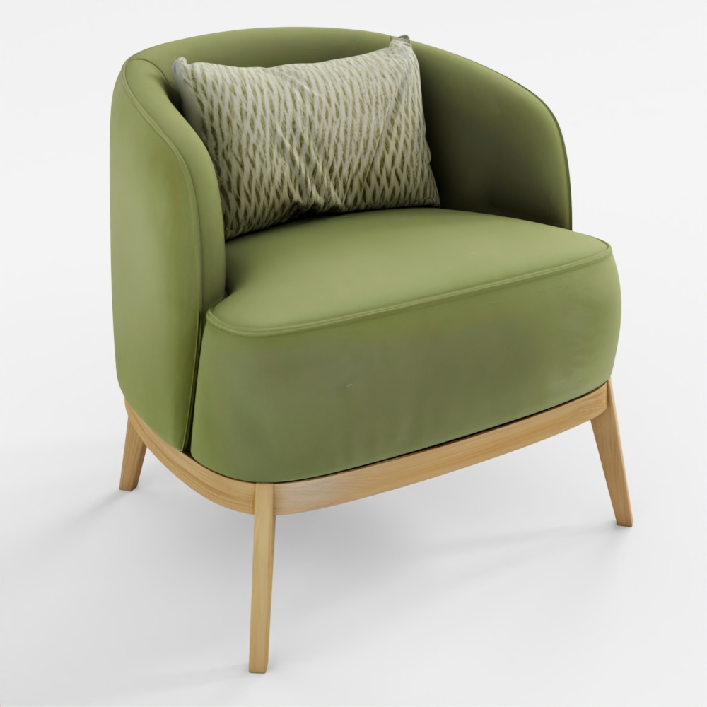 3D Model Megan Armchair