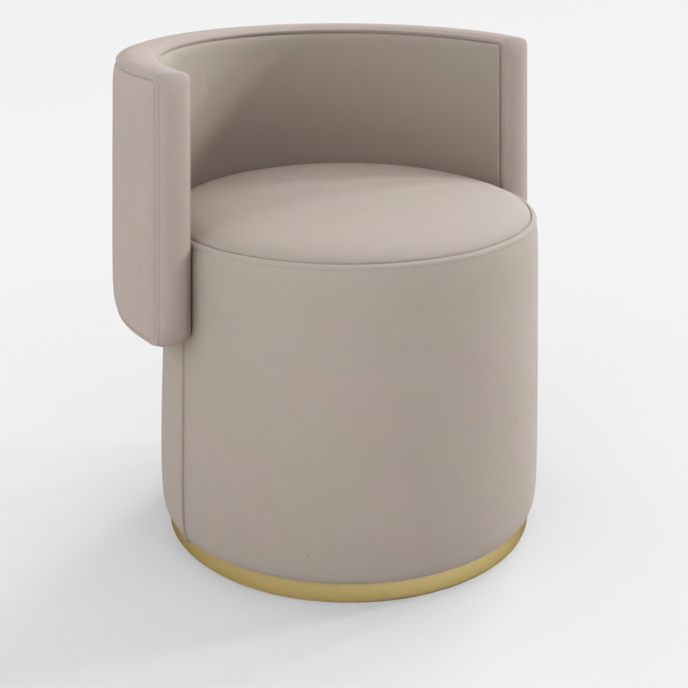 3D Model Love Seat Chair Pouf Rugiano Italy