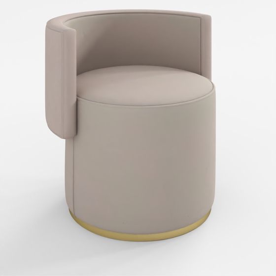 3D Model Love Seat Chair Pouf Rugiano Italy