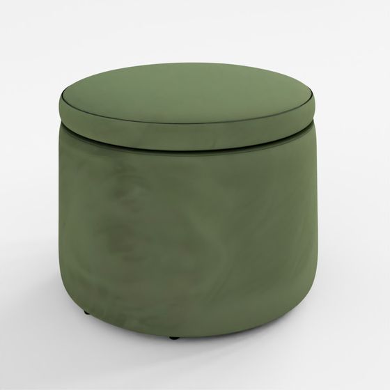 ARTICLE Benson 23.5'' Velvet Storage Ottoman