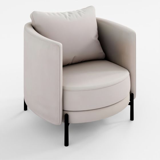 3D Tweed Arcus Design E Gallina Office Armchair