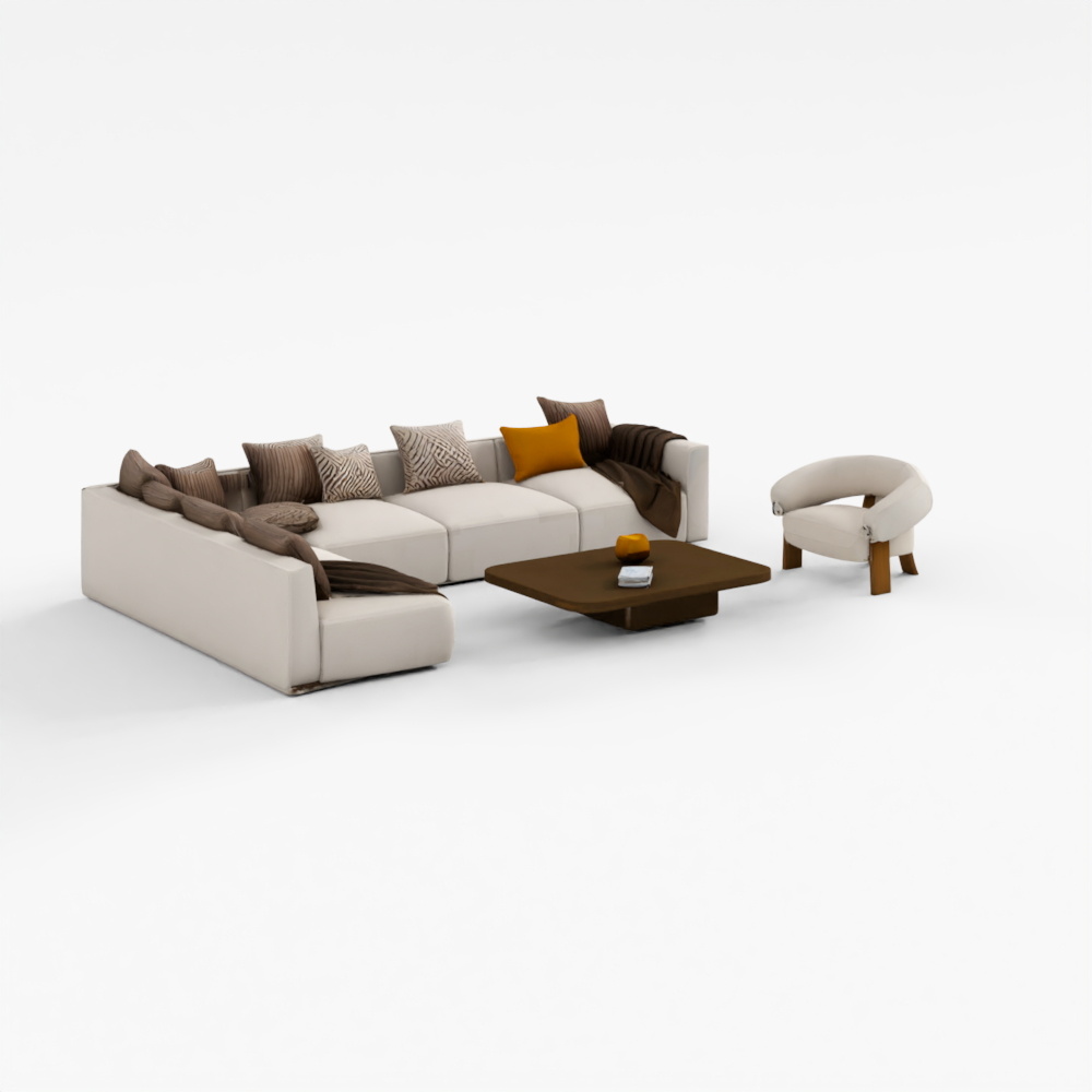 3D Interior Living Room Scene 11