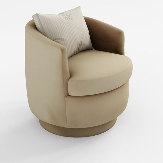 3D Holly Swivel Armchair