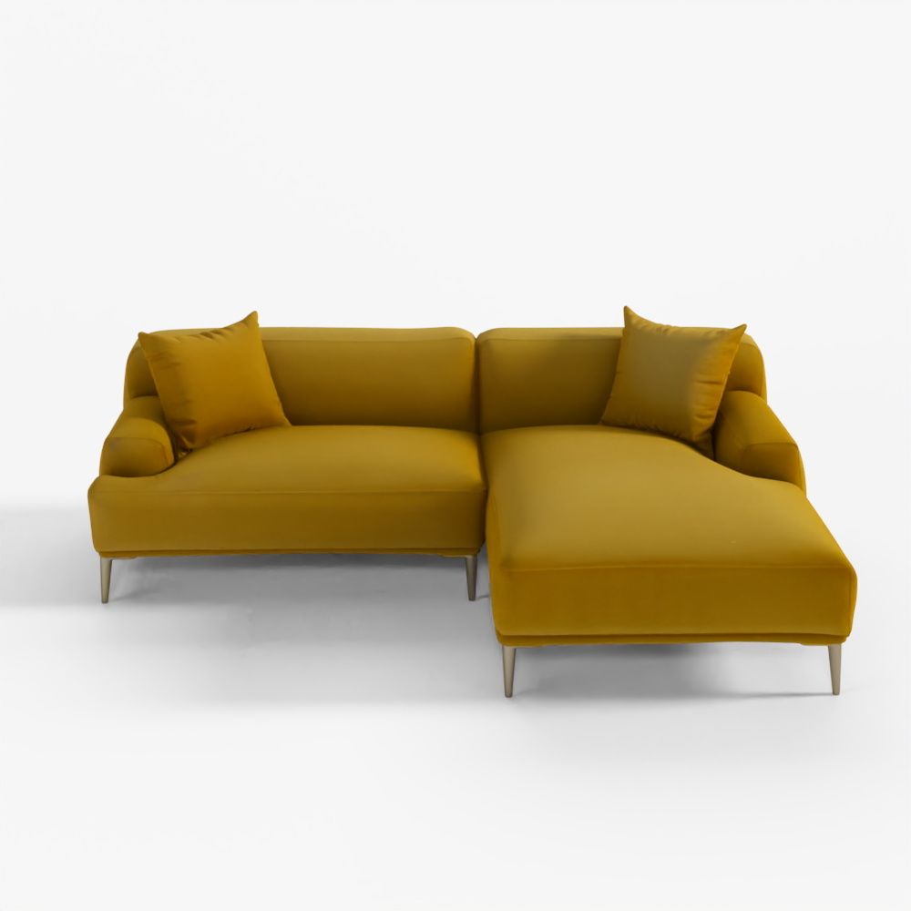 Divano Angolare Velluto Abisko 94.5 Destro