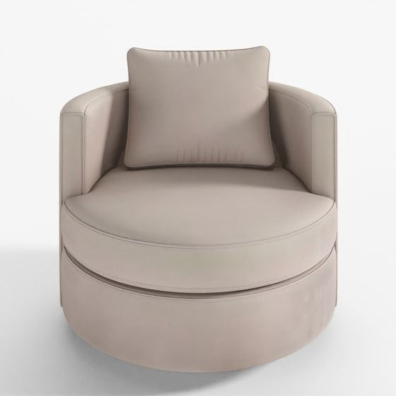 Wren Swivel Chair Restoration Hardware RH 3D