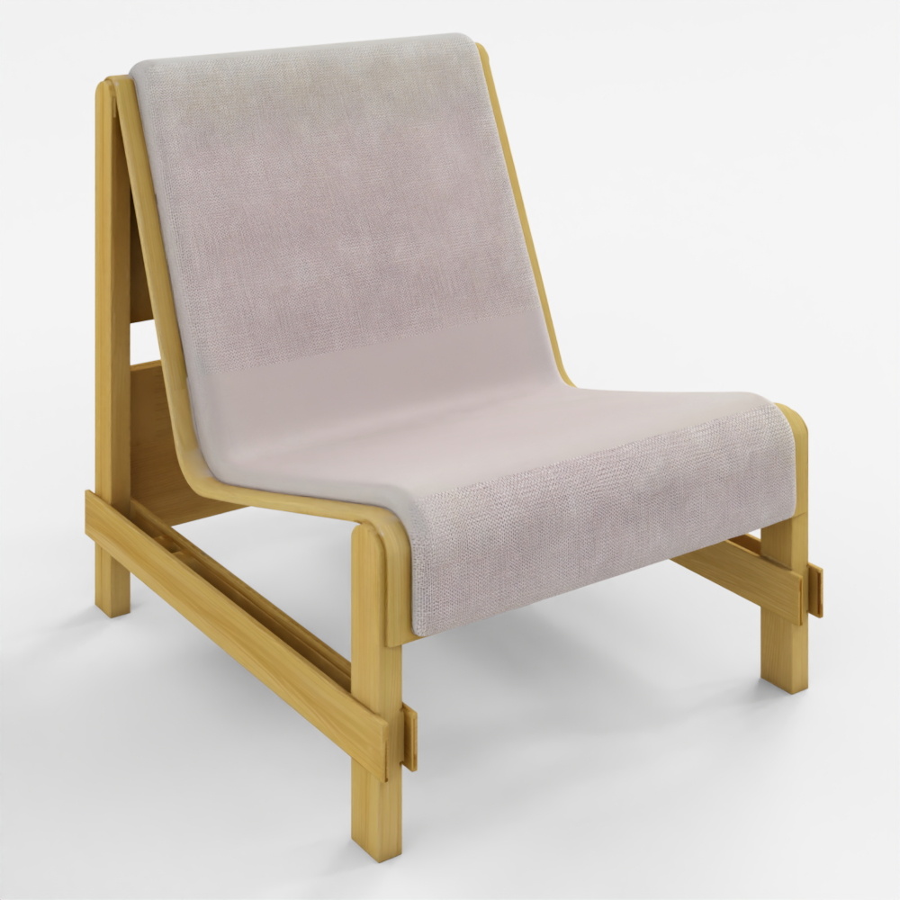 Yet Design Studio Ripple Armchair 3D