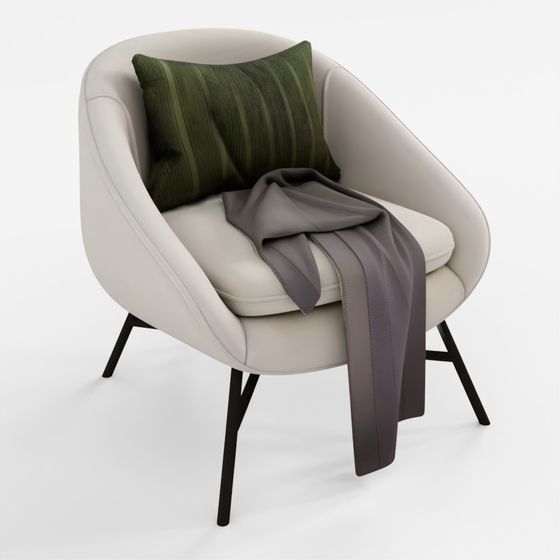 Barrow Lounge Chair 3D