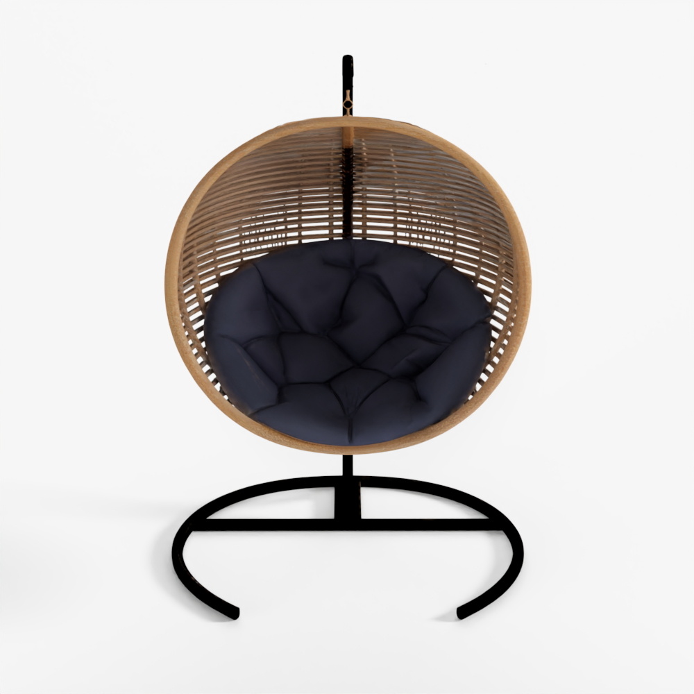 Belham Living Resin Wicker Chair 3D