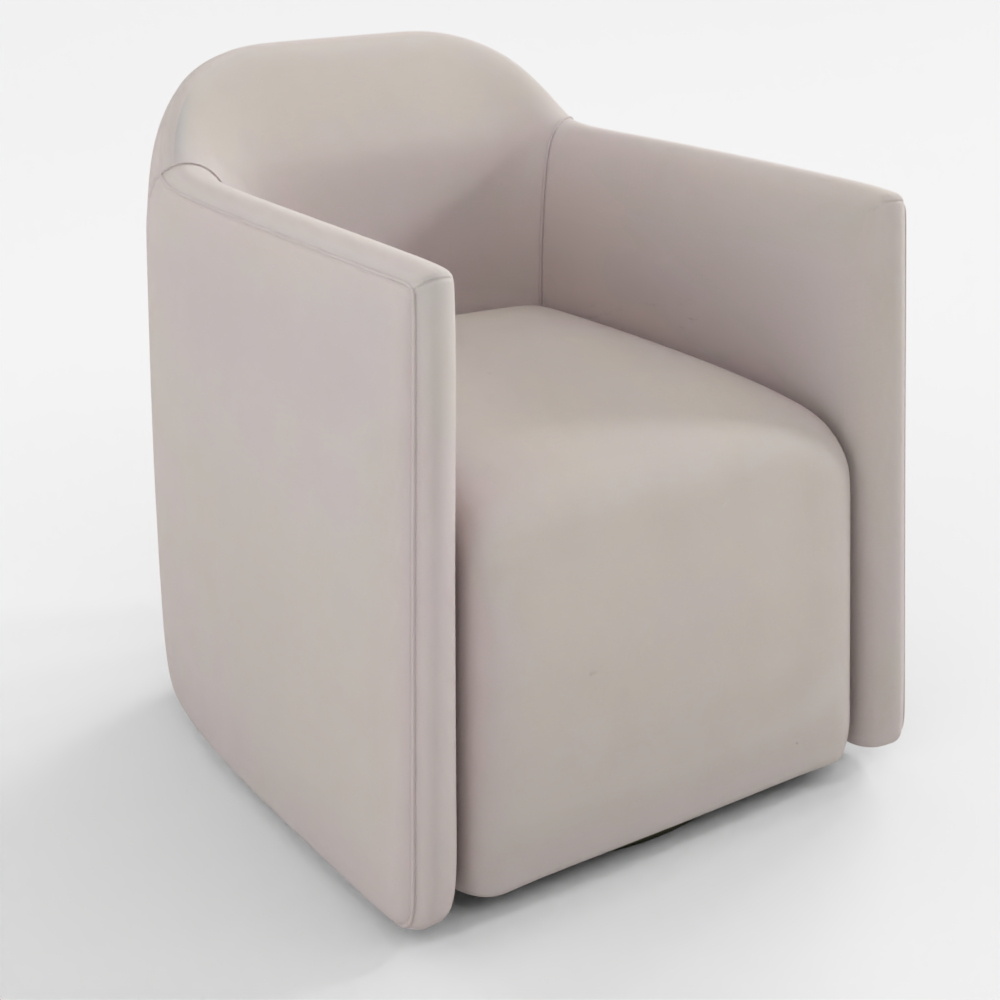 Blu Dot About Face Swivel Lounge Chair 3D