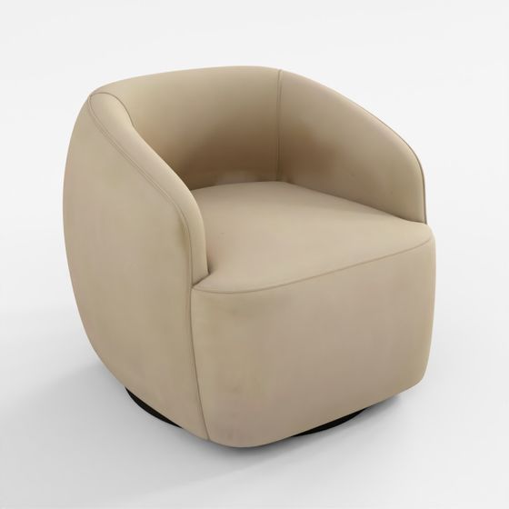 CB2 Gwyneth Swivel Chair 3D model