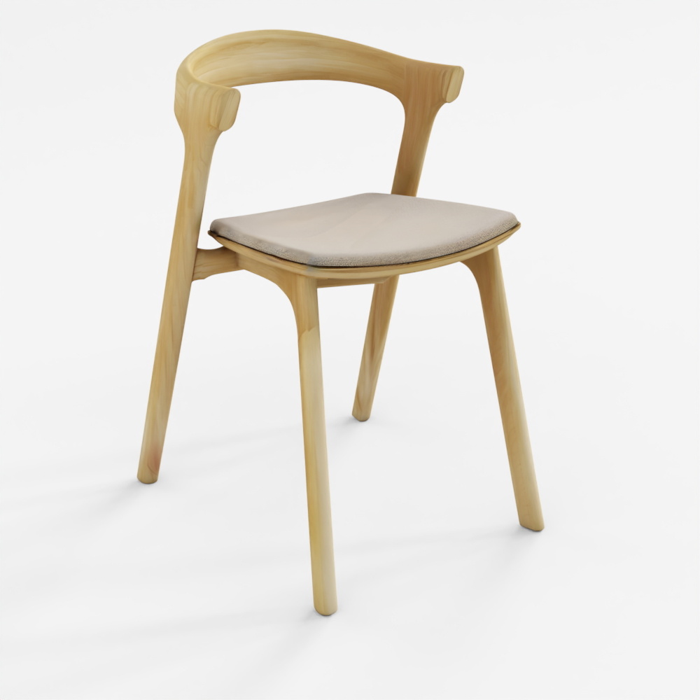 Ethnicraft Bok Chair 3D