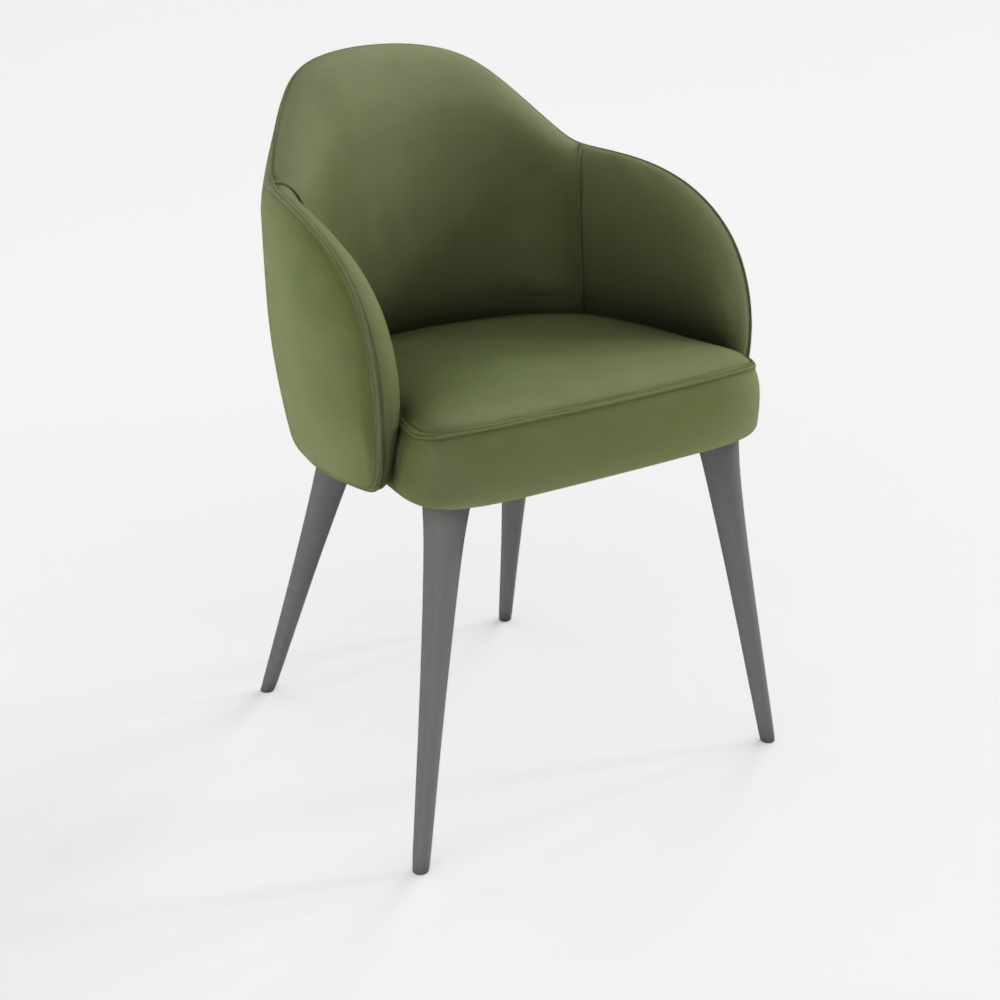 Giulia Velvet Dining Chair 3D Model