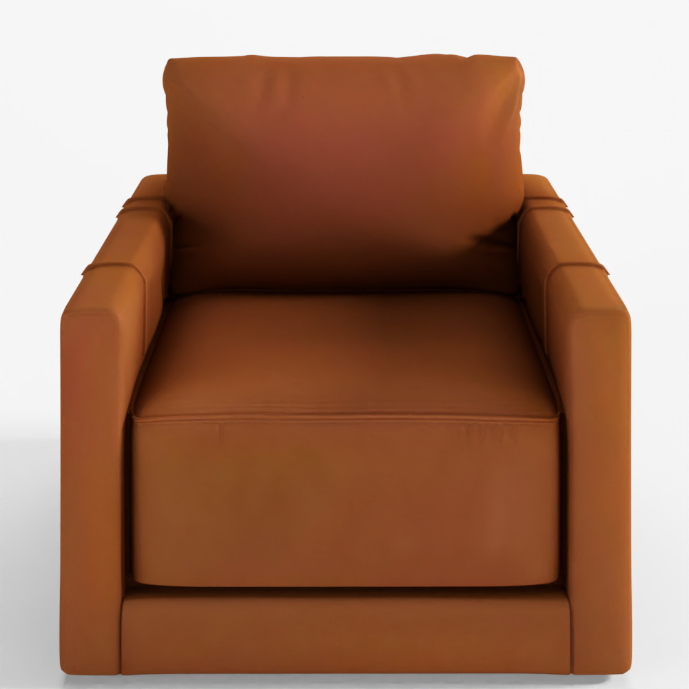 Gather Leather Swivel Chair 3D Model
