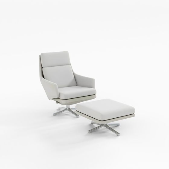 Grand Relax Ottoman Chair 3D