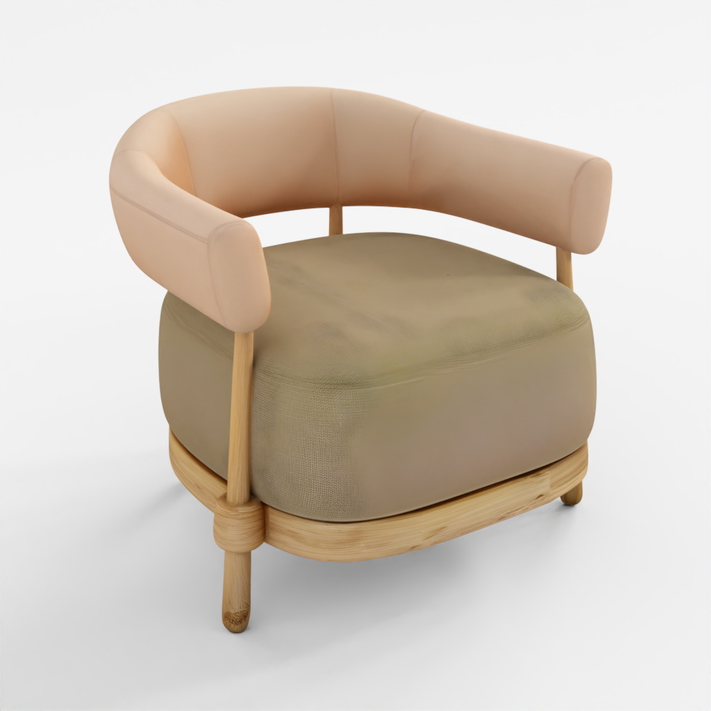 Gum Armchair 3D