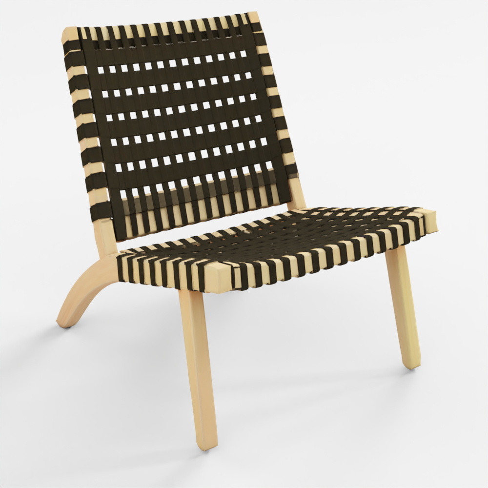 Hans Wegner Ashanti Chair 3D