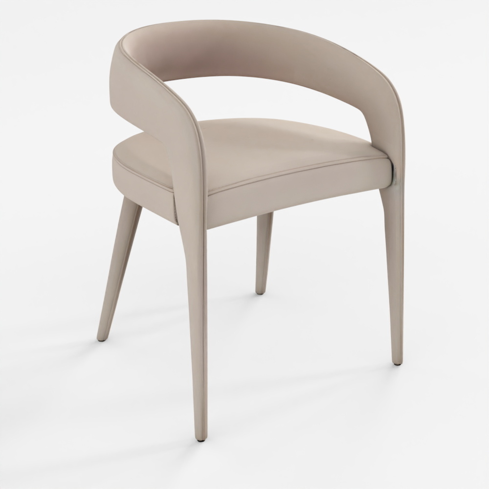 Lisette Dining Armchair CB2 3D Model
