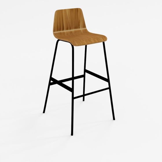 Lecture Bar Stool 3D
