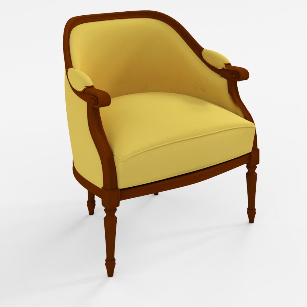Tenarchstudio Chair Vray Corona Render 3D Model