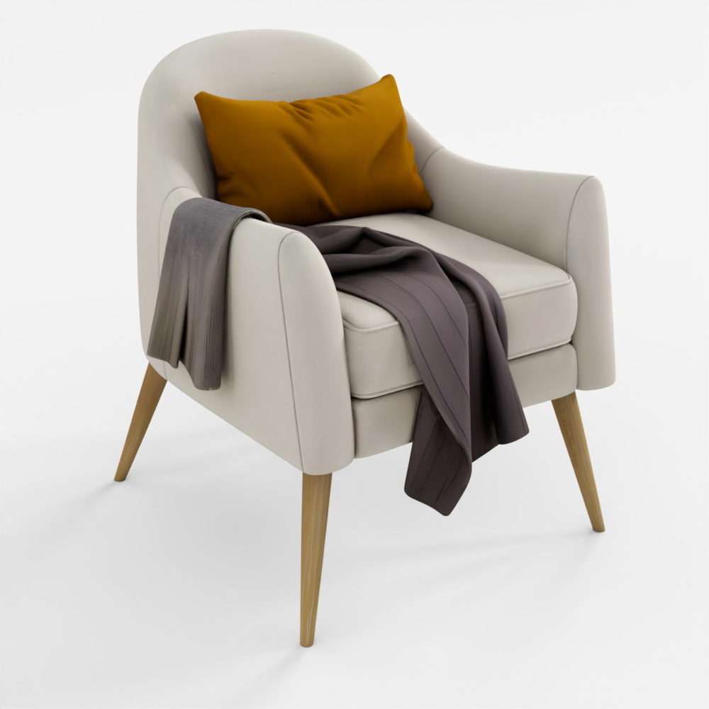 Juno Armchair Swoon 3D Model