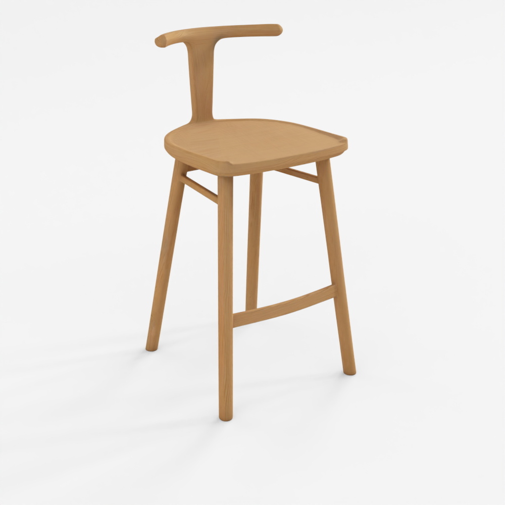 Oxbend Stool 3D