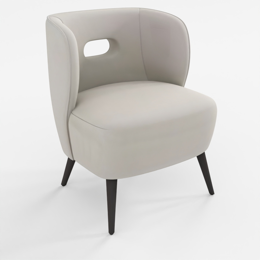 Mimi Vegan Lambskin Chair 3D Model