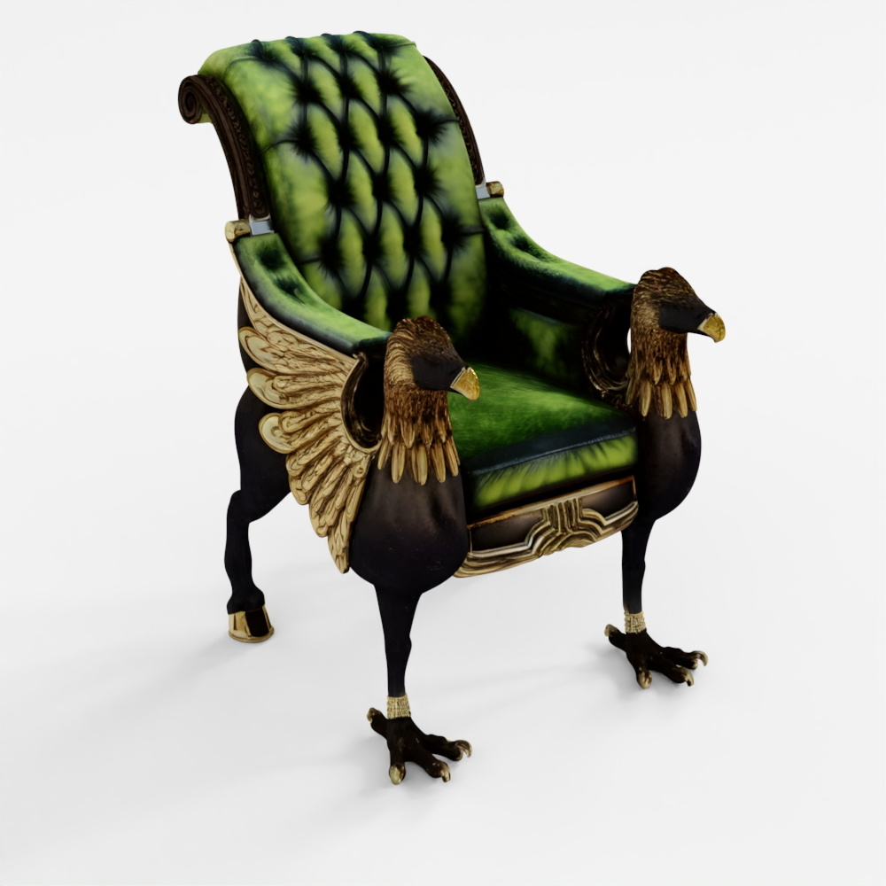 HippoGriffe Chair 3D Asset