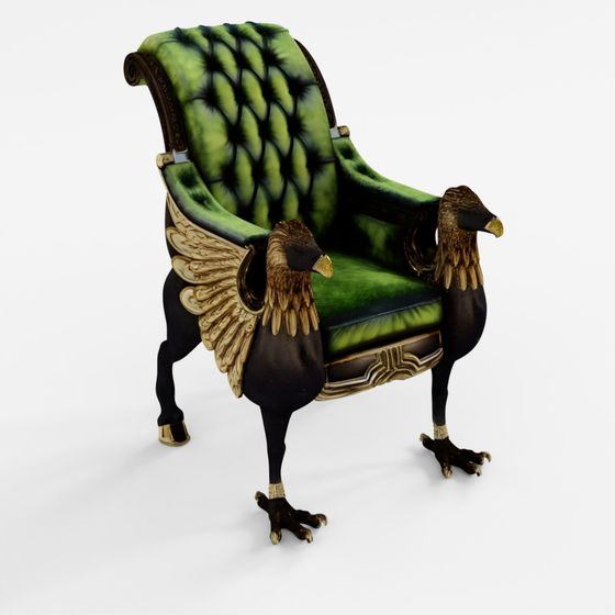 HippoGriffe Chair 3D Asset