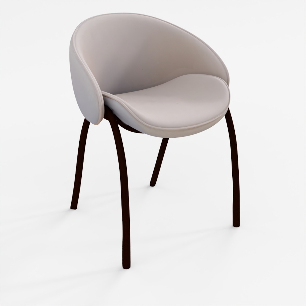 Round Chair 3D Asset