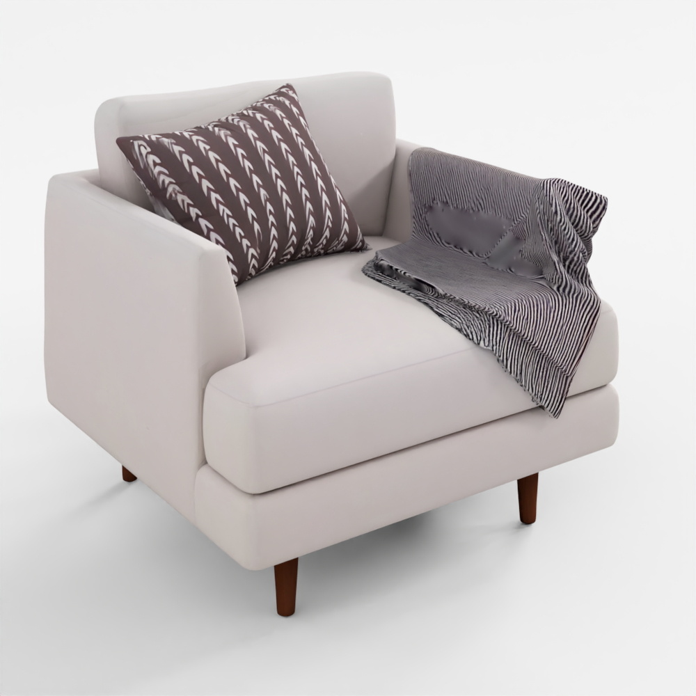 Aric Single Seat Sofa 3D Model