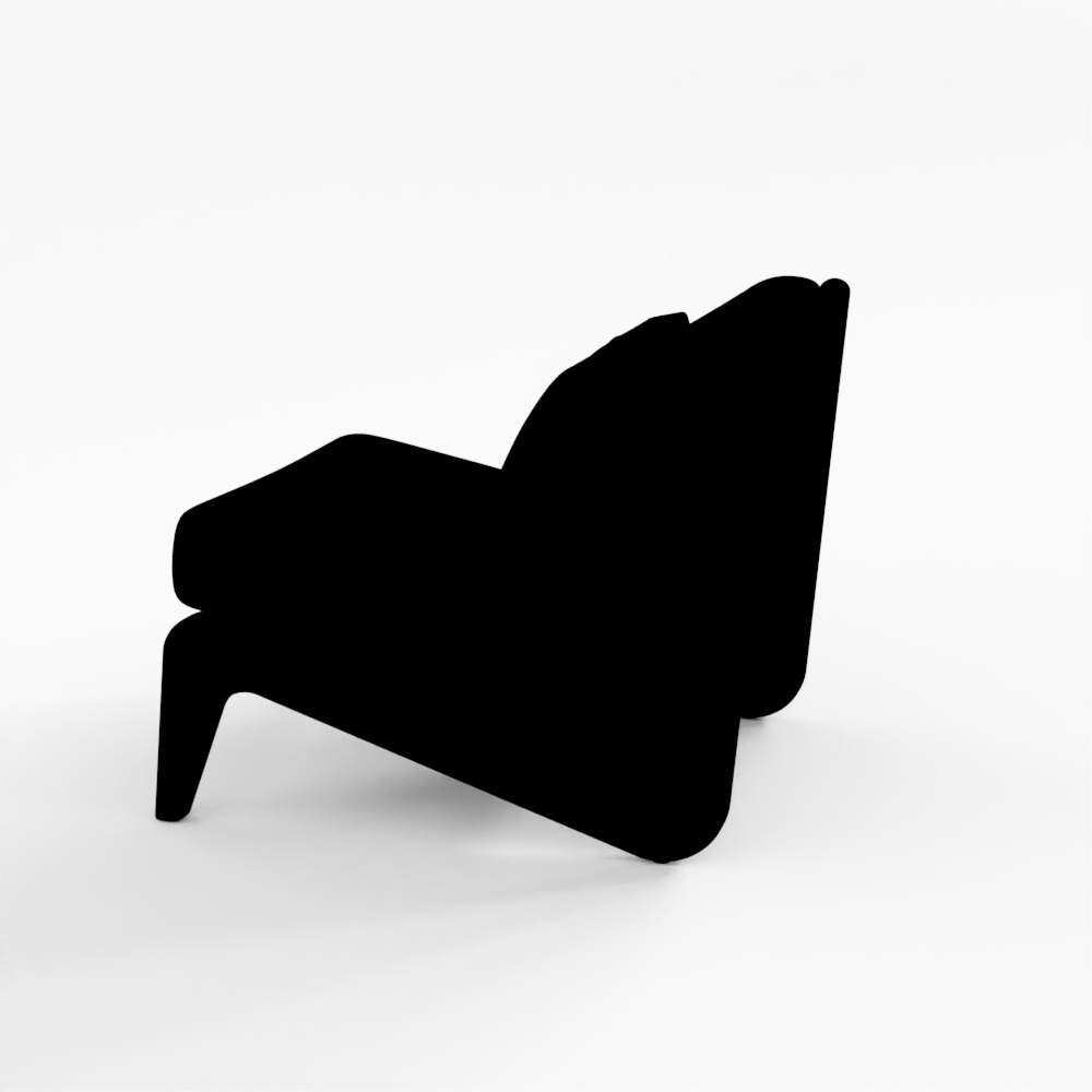 3D Model Wittman Miles Armchair