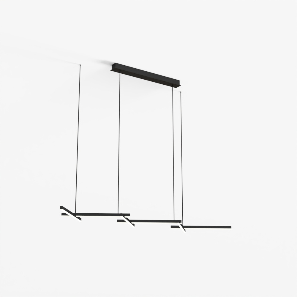 Đèn thả Zambelis 1948 98W 3000K màu đen