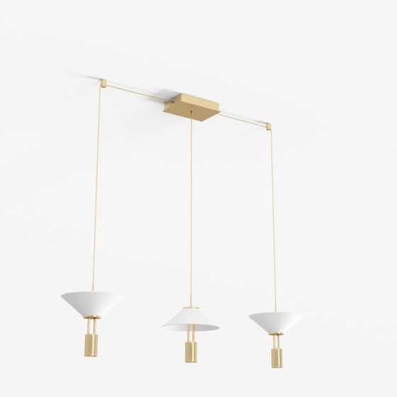 Zambelis 23203 Line LED Light 28W 3000K Aluminium Gold