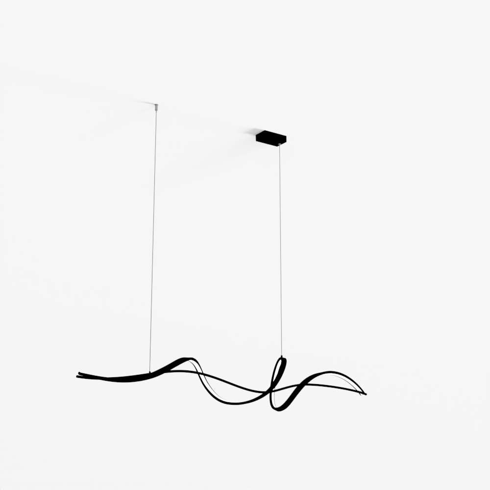 Подвесной светильник Zambelis 23109 LED 27Вт 3000K алюминий черный