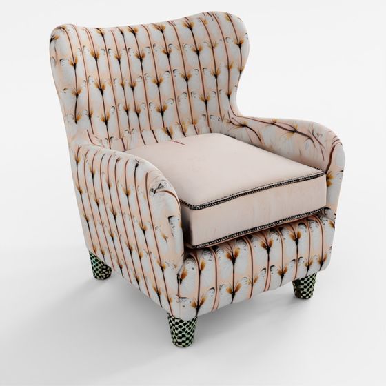 MacKenzie-Childs Poltrona Accent Eternity