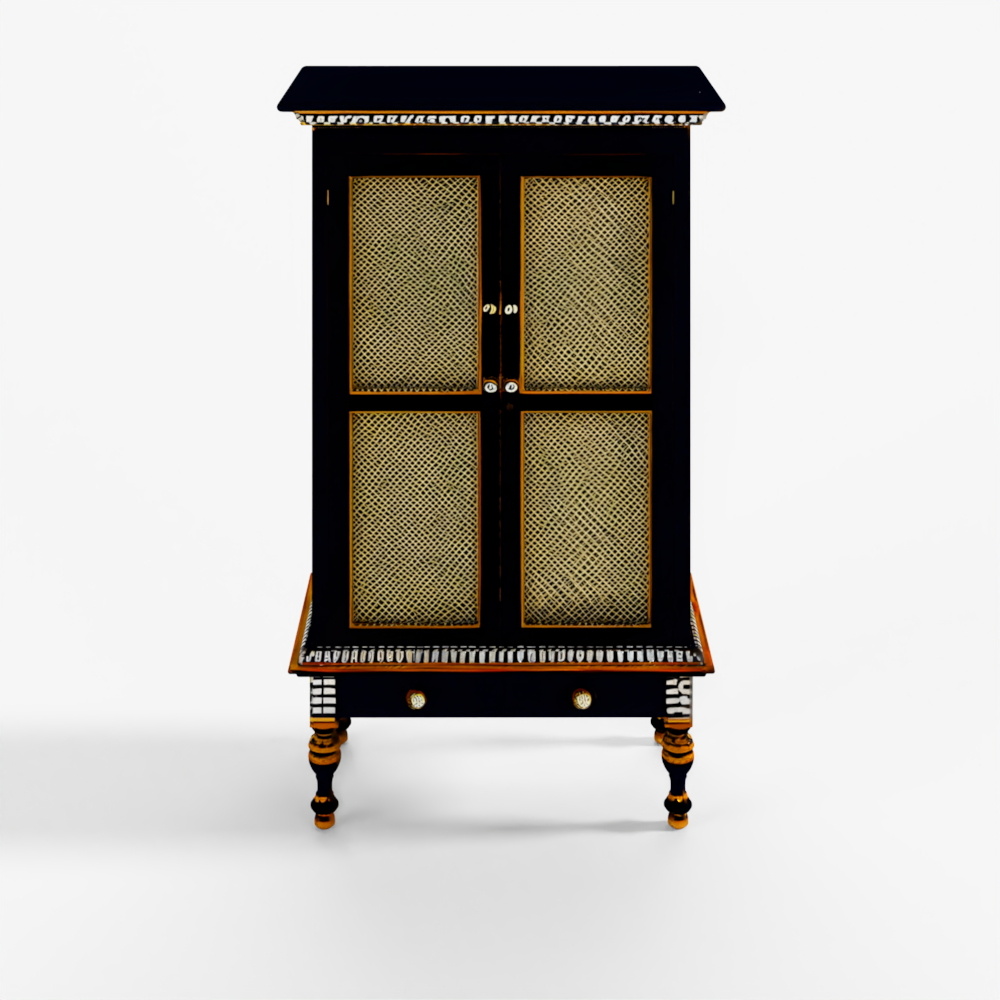 MacKenzie-Childs Cabinet Courtly Criss-Cross