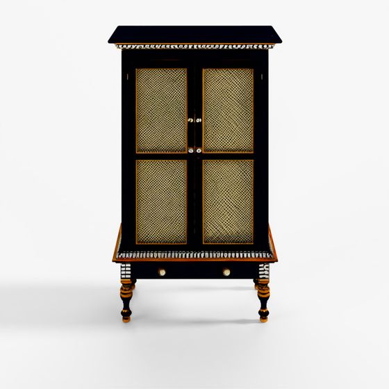 MacKenzie-Childs Cabinet Courtly Criss-Cross
