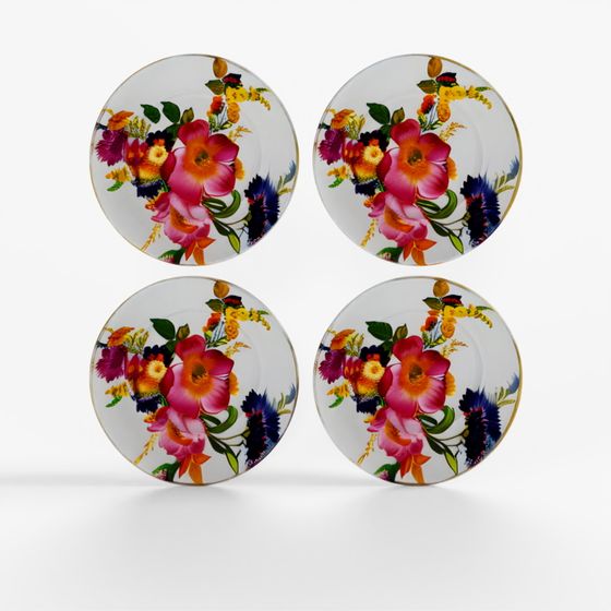 MacKenzie-Childs White Flower Market Dinnerware