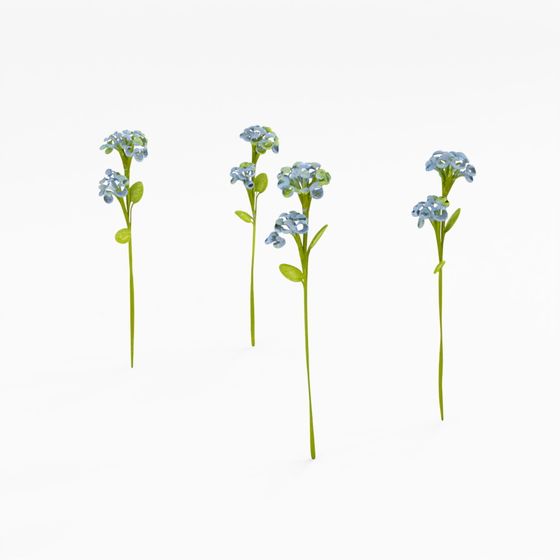 MacKenzie-Childs Blaue Hortensie Perlenblume