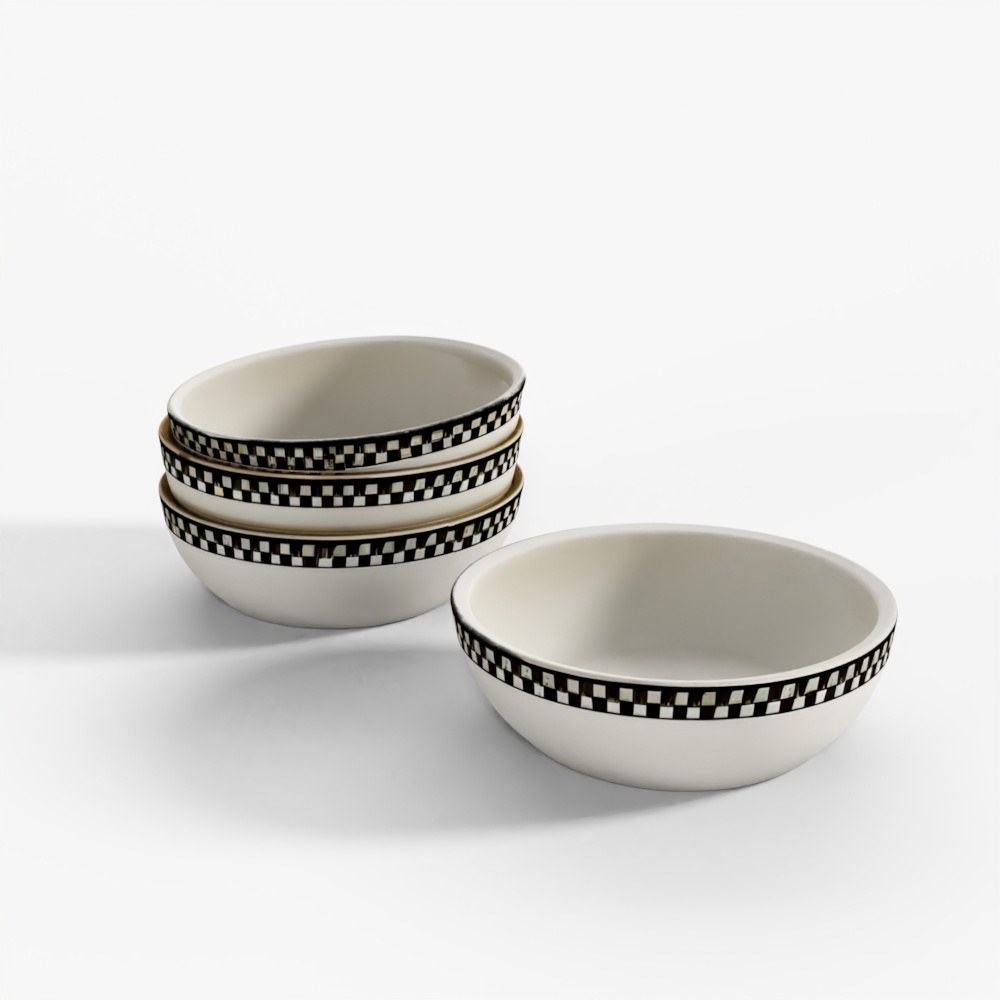 Bát dùng hàng ngày MacKenzie-Childs Courtly Check