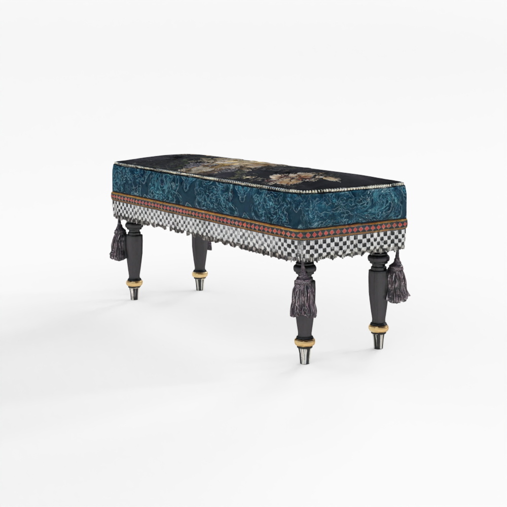 맥켄지-차일즈 문라이트 가든 플로랄 스커틀벗 벤치